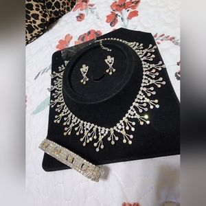 Rhinestone jewlery set
